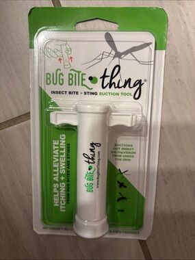 White Insect Bite & Sting Suction Tool